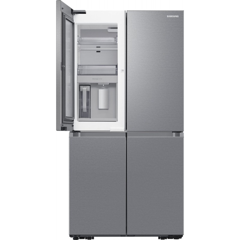 Samsung RF65DG960ESR, Vrijstaand, Multideur, Roestvrijstaal, 4 deur(en), Binnenin, Glas