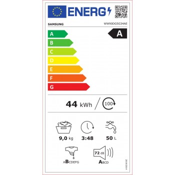 SAMSUNG WW90DG5G34AELE Wasmachine - 9kg - A-10%