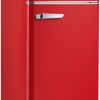 Severin RKG 8944 Retro Koel-vriescombinatie Dubbeldeurs – 206L – Rood – LED Verlichting – Energiezuinig