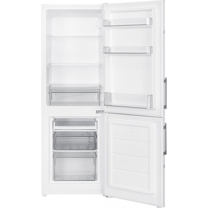 Severin DT 8770 Koel/vriescombinatie - Wit - 173 liter (151/52) - Energielabel C - Groentebox - LED verlichting - 4* vriesvak - openingsalarm - verstelbare planken - draairichting deur aanpasbaar
