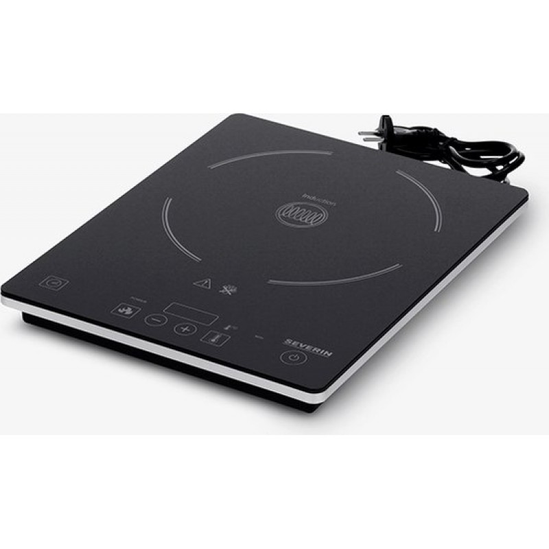 Severin KP 1071 - Inductie kookplaat - 1-pits - timer - kinderslot - 2000 watt - normale stekker