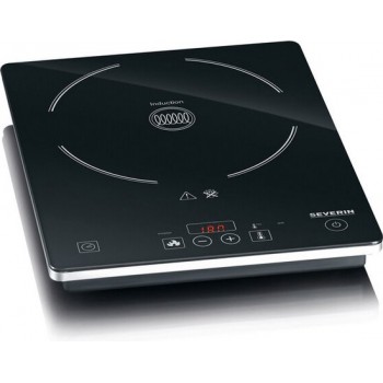 Severin KP 1071 - Inductie kookplaat - 1-pits - timer - kinderslot - 2000 watt - normale stekker