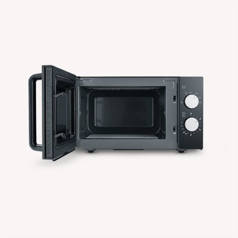 Severin MW 7761 - Solo Magnetron - vrijstaand - geen draaiplateau / meer ruimte / makkelijk schoonmaken - zwart