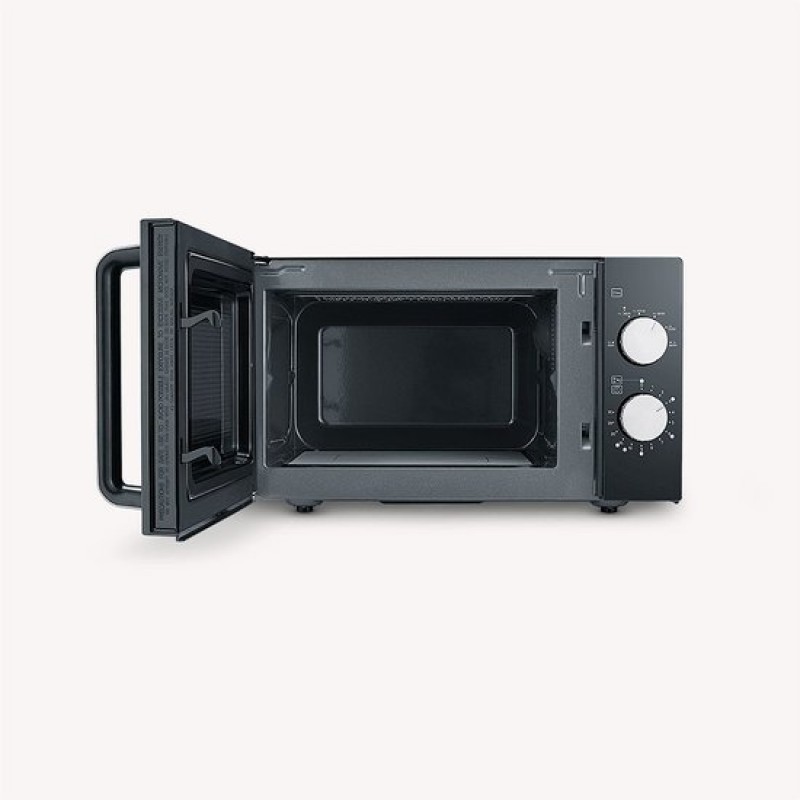 Severin MW 7761 - Solo Magnetron - vrijstaand - geen draaiplateau / meer ruimte / makkelijk schoonmaken - zwart