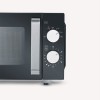 Severin MW 7761 - Solo Magnetron - vrijstaand - geen draaiplateau / meer ruimte / makkelijk schoonmaken - zwart