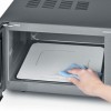 Severin MW 7761 - Solo Magnetron - vrijstaand - geen draaiplateau / meer ruimte / makkelijk schoonmaken - zwart