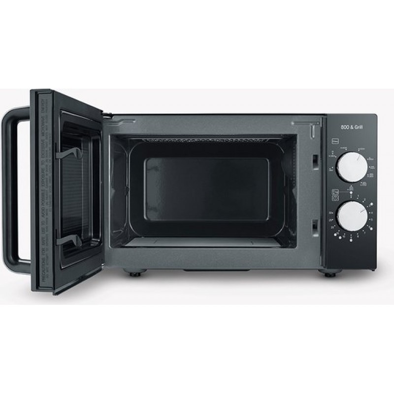Severin MW 7762 2 Magnetron met Grill - Innovatieve vlakke glazen bodem - Koken op Twee Niveaus - 33% meer inhoud - 20 Liter - Zwart