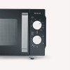 Severin MW 7762 2 Magnetron met Grill - Innovatieve vlakke glazen bodem - Koken op Twee Niveaus - 33% meer inhoud - 20 Liter - Zwart