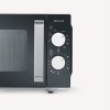 Severin MW 7762 2 Magnetron met Grill - Innovatieve vlakke glazen bodem - Koken op Twee Niveaus - 33% meer inhoud - 20 Liter - Zwart