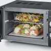 Severin MW 7762 2 Magnetron met Grill - Innovatieve vlakke glazen bodem - Koken op Twee Niveaus - 33% meer inhoud - 20 Liter - Zwart