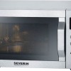 Severin MW 7774 Combi magnetron - Grill en Hetelucht tot 200 °C - EasySelect Bediening - 25 Liter- RVS