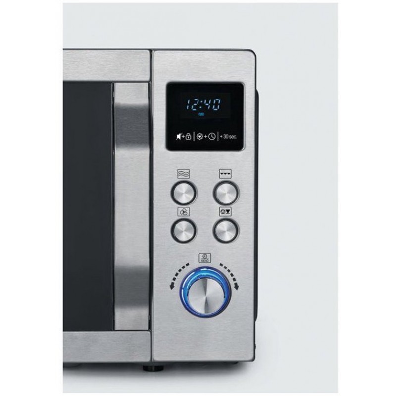 Severin MW 7774 Combi magnetron - Grill en Hetelucht tot 200 °C - EasySelect Bediening - 25 Liter- RVS