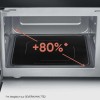 Severin MW 7777 Combi magnetron - Glazen Bodem zonder Draaiplateau - Ultra-Hetelucht tot 230 °C - 25 Liter - RVS
