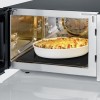 Severin MW 7777 Combi magnetron - Glazen Bodem zonder Draaiplateau - Ultra-Hetelucht tot 230 °C - 25 Liter - RVS