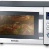 Severin MW 7777 Combi magnetron - Glazen Bodem zonder Draaiplateau - Ultra-Hetelucht tot 230 °C - 25 Liter - RVS
