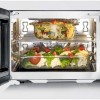 Severin MW 7777 Combi magnetron - Glazen Bodem zonder Draaiplateau - Ultra-Hetelucht tot 230 °C - 25 Liter - RVS