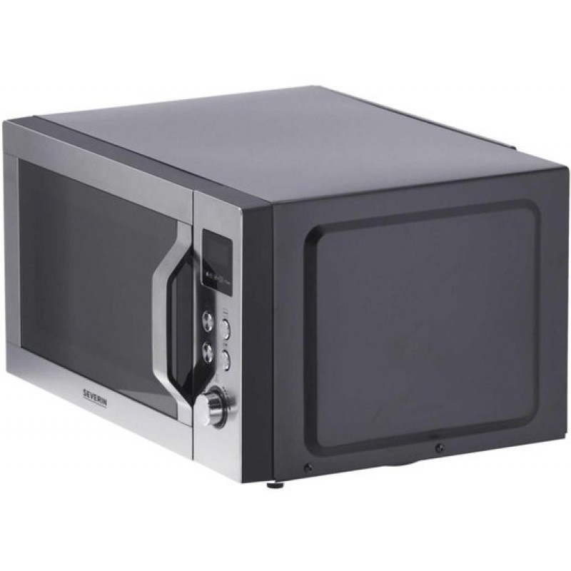 Severin MW 7777 Combi magnetron - Glazen Bodem zonder Draaiplateau - Ultra-Hetelucht tot 230 °C - 25 Liter - RVS