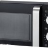 Severin MW 7781 - Magnetron met grill - 17 liter - Draaiknop bediening - Zwart