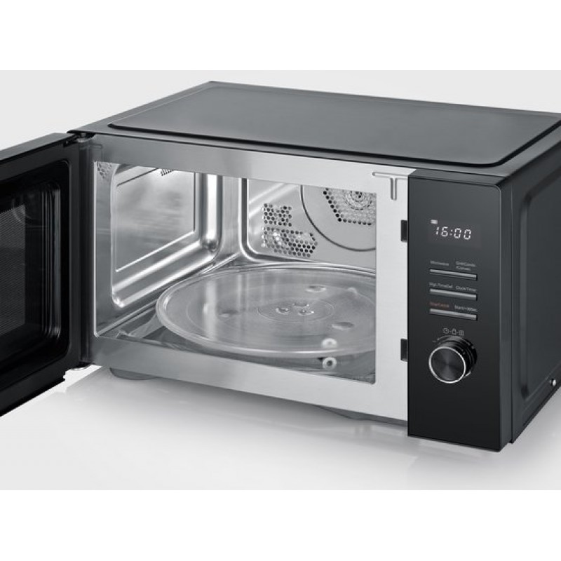 Severin MW 7798 Combimagnetron - Heteluchtoven - Grill - 29 liter - 900 Watt - 11 Kookprogramma's - Zwart