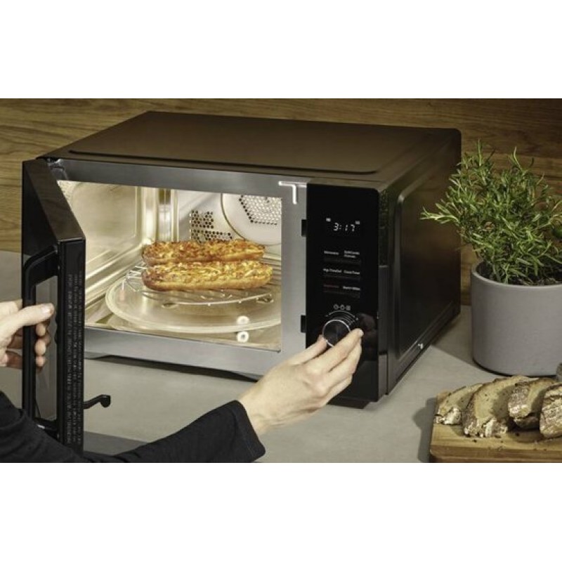 Severin MW 7798 Combimagnetron - Heteluchtoven - Grill - 29 liter - 900 Watt - 11 Kookprogramma's - Zwart