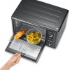 Severin TO 2079 Bak- en Toastoven met Pizzasteen & Draaispit - Hetelucht - 20 Liter - 1600 W