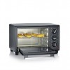 Severin TO 2079 Bak- en Toastoven met Pizzasteen & Draaispit - Hetelucht - 20 Liter - 1600 W