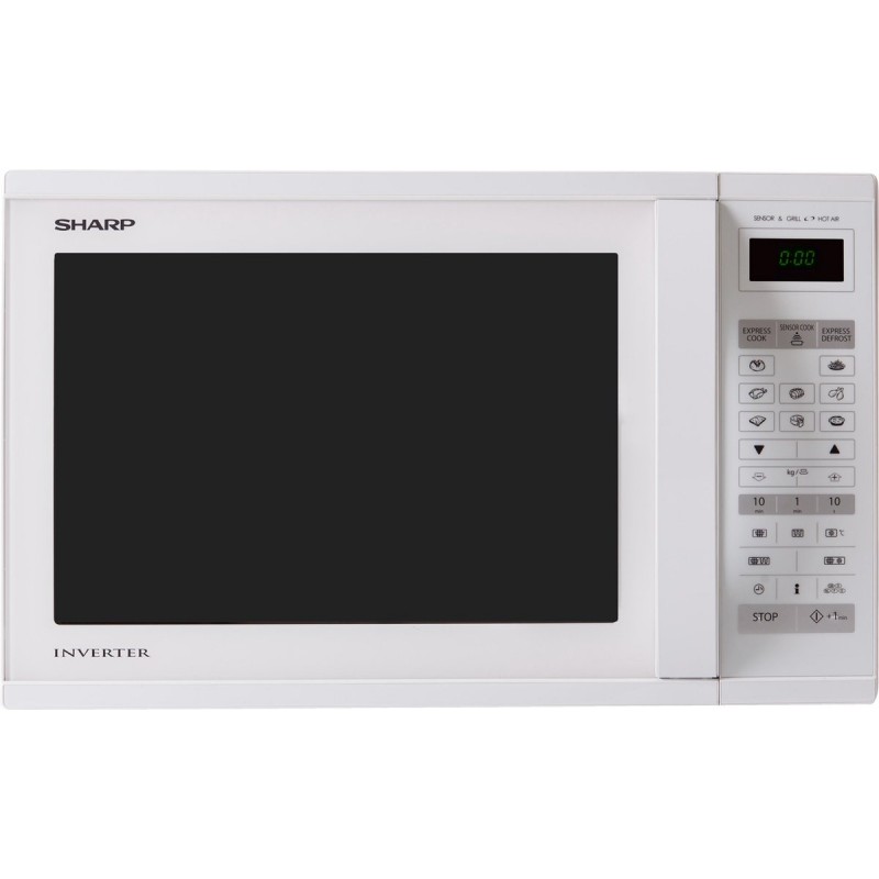 Sharp R-971WW - Combi-magnetron - Wit - 40 l - Met draaiplateau - Grill functie