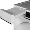 Sharp KDNC8PW1BE, Vrijstaand, Voorbelading, Condensatie, Wit, Draaiknop, Rechts