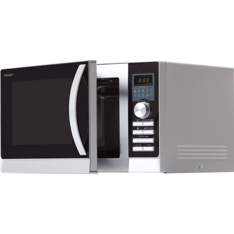 Sharp R843INW - Combi-magnetron - zilver
