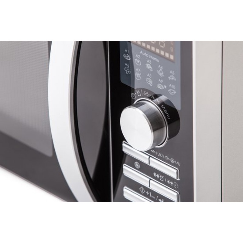 Sharp R843INW - Combi-magnetron - zilver