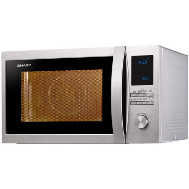 Sharp R-982 STWE - Combi-magnetron - vrijstaand - RVS