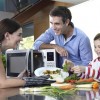 Sharp R-982 STWE - Combi-magnetron - vrijstaand - RVS