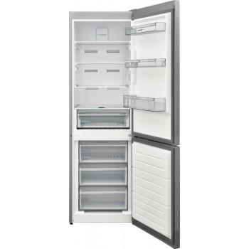 Sharp SJNBA11DMXPCEU - Koel-vriescombinatie - NoFrost - Zilver - Compacte koelkast