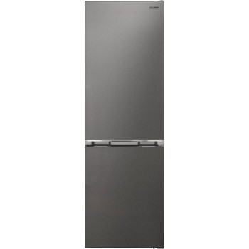 Sharp SJNBA31DMXPCEU - Koel-vriescombinatie - No Frost - Zilver - Ideale koelkast voor gezinnen