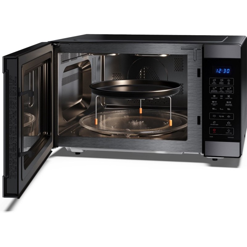 Sharp YC-MC422AE-SB combimagnetron met grill en heteluchtoven - 1000W - 42 liter - zwart