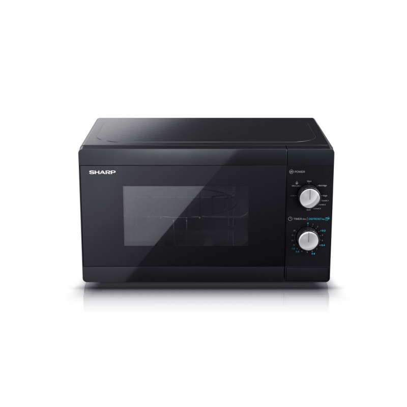 Sharp YC-MG01E-B magnetron en grill - 800W - 20 liter - zwart