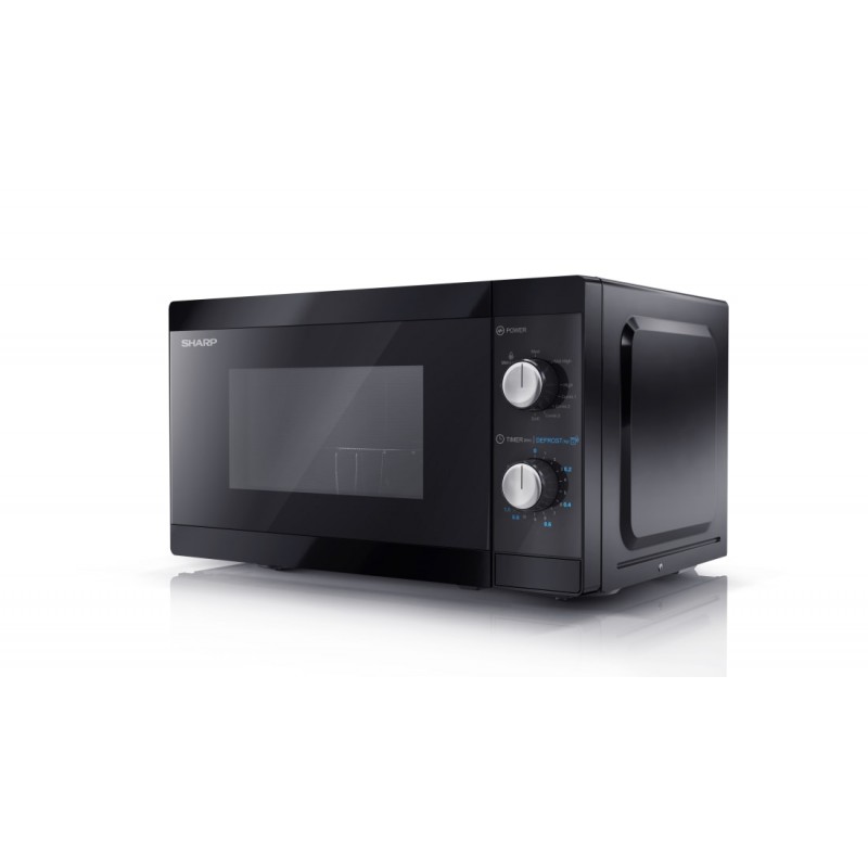 Sharp YC-MG01E-B magnetron en grill - 800W - 20 liter - zwart