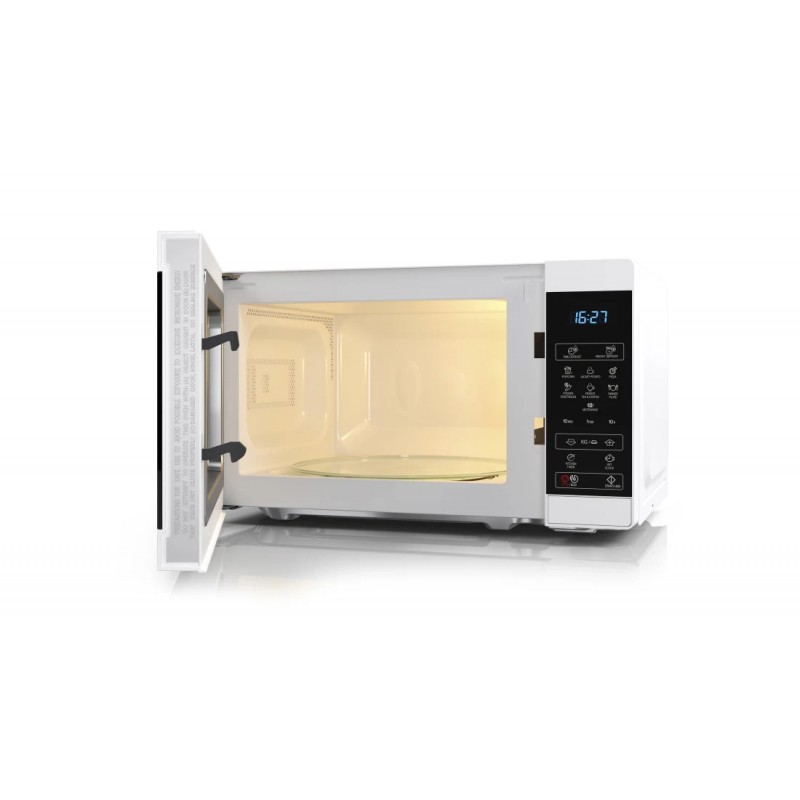 Sharp YC-MS02E-W magnetron Zwart, Wit Solo-magnetron Aanrecht 20 l 800 W