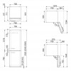 SMEG FAB38RRD5 - Energieklasse E - NoFrost - Vershoudzone - B70cm x H200 cm