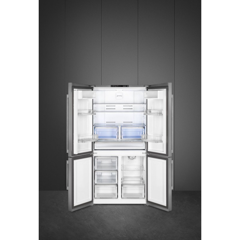 SMEG FQ60XE - Amerikaanse koelkast - No Frost - RVS