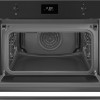 SMEG SO4301M1N Combi Oven Inbouw - 45 cm - 40 Liter - Magnetronfunctie - Galileo Technologie - Hetelucht - Grill - AirFry - Ever Clean Emaille - Classici Mat Zwart