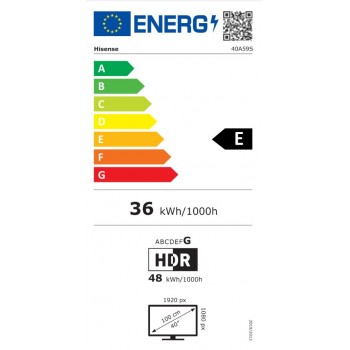 Hisense QLED 40A59S (2026) QLED televisie - 40 inch