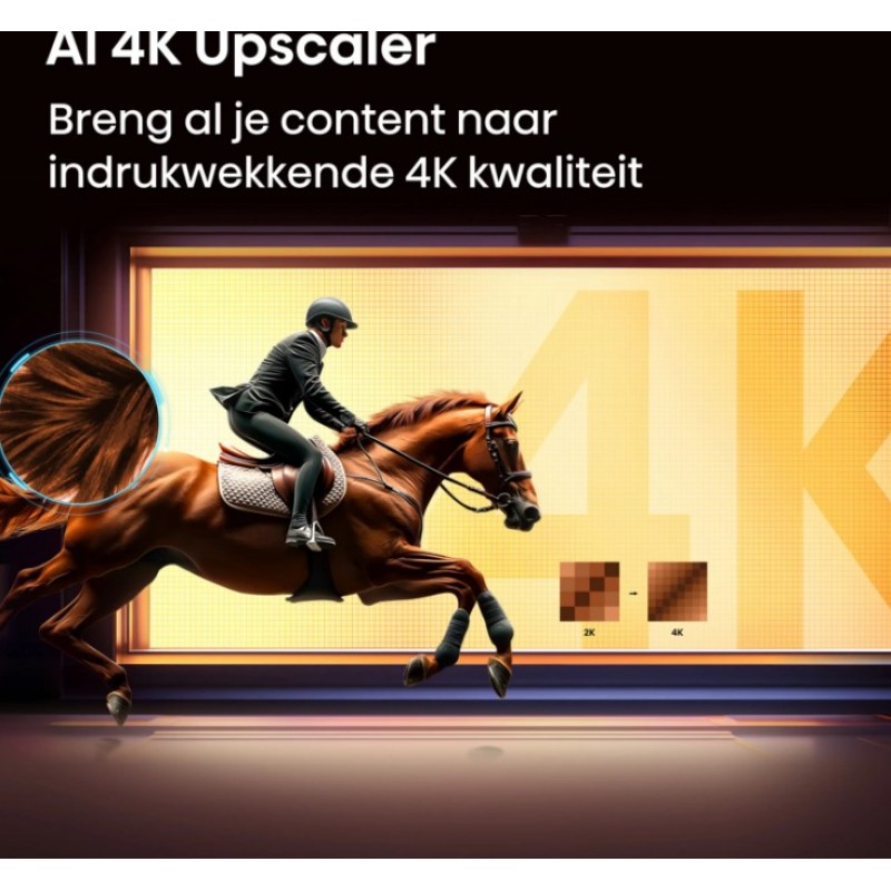 HISENSE 50Q7S - Ultra HD 4K - QLED-tv - 50 inch - 2026