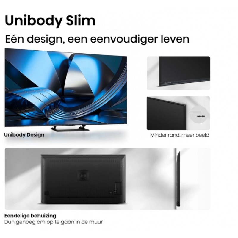 HISENSE 50U7SE - Ultra HD 4K - Mini-led-tv - 50 inch - 2026