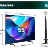 Hisense 55A6S SmartTV - 55 inch - 4K DLED - 2026 - Dolby Vision - AI 4K Upscaler - AI Smooth Motion - Game Mode Plus - Voice Control - DTS Virtual: X