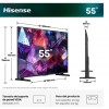 HISENSE 55E7S PRO - QLED 4K - QLED-tv - 55 inch - 2026