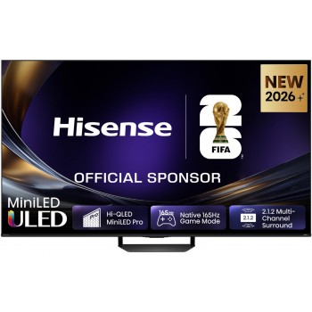 Hisense 55U7DS Pro 139 cm (55") Hi-QLED MiniLED TV antraciet