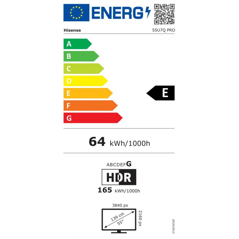 Hisense 55U7Q PRO - 55 inch - 4K MiniLED - 2025
