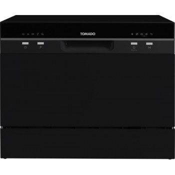 Tomado TDW5501B - Mini vaatwasser - Kleine vaatwasser - Vrijstaand - 6 couverts - 5 programma's - Energieklasse D - Zwart