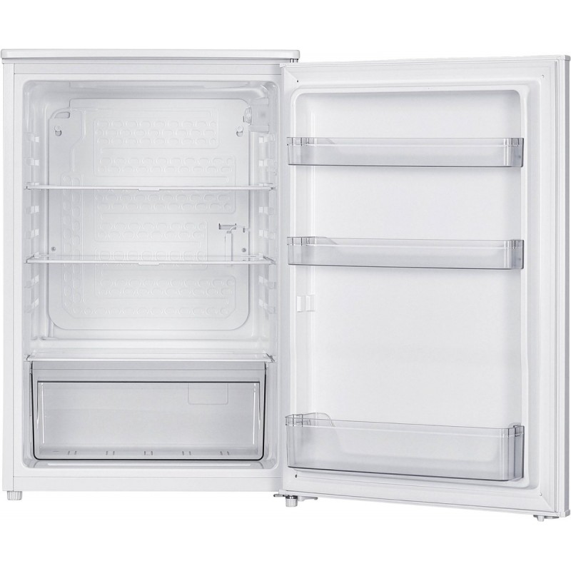 Tomado TLT5501W tafelmodel koelkast energiezuinig - 126 liter - Zonder vriesvak - 55 cm breed - Zeer stil: 35 dB - Led-verlichting - Energielabel C - Vrijstaand - Wit